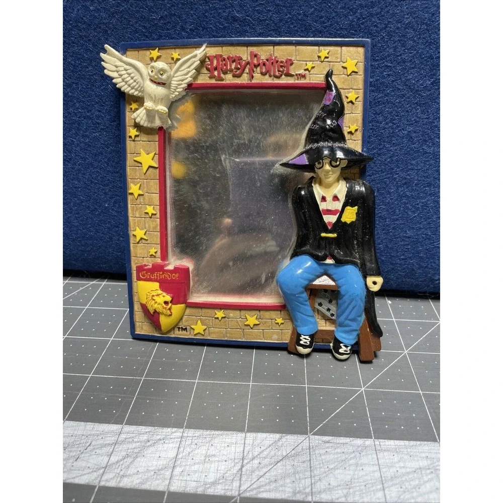 Harry Potter Magnetic Locker Mirror‎ Illustrated Style 2001 Hedwig Picture Frame